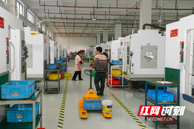 新春走基层丨湖南新田 精密配件生产步入“快车道”